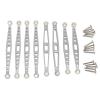 For HuangBo ZP1001 ZP1002 ZP1003 ZP1004 1/10 Metal Fixing Rods RC Car Trucks Parts Accessories And Upgrades Replacement And Repair RC Car Upgrade Part(Silver) view 1