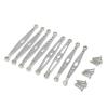 For HuangBo ZP1001 ZP1002 ZP1003 ZP1004 1/10 Metal Fixing Rods RC Car Trucks Parts Accessories And Upgrades Replacement And Repair RC Car Upgrade Part(Silver) view 2