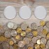 100 Pcs 39mm Round Coin Capsules Case Holders, Transparent Plastic Storage Containers for Collectible Coin, Tokens, Medals, Easy Open and Close Design for Secure Organization and Protection view 2