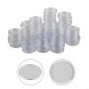 100 Pcs 39mm Round Coin Capsules Case Holders, Transparent Plastic Storage Containers for Collectible Coin, Tokens, Medals, Easy Open and Close Design for Secure Organization and Protection view 4