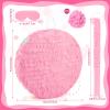 Abilat Pink Round Pinata with Stick Blindfold and Confetti DIY Blank Pinata for Girls Kids Birthday Party Supplies Carnivals Christmas Decorations view 2
