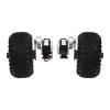 10 Inch Motor Driven Air Wheel Conversion Kit, 24V 250W Electric Cart Scooter Wheel Set Kit Dual-wheel Set with Thumb Throttle Beach Scooter W/Digital Display Throttle for Beach Scooters Go-karts view 1