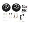 10 Inch Motor Driven Air Wheel Conversion Kit, 24V 250W Electric Cart Scooter Wheel Set Kit Dual-wheel Set with Thumb Throttle Beach Scooter W/Digital Display Throttle for Beach Scooters Go-karts view 2