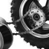 10 Inch Motor Driven Air Wheel Conversion Kit, 24V 250W Electric Cart Scooter Wheel Set Kit Dual-wheel Set with Thumb Throttle Beach Scooter W/Digital Display Throttle for Beach Scooters Go-karts view 3