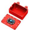 1:10 RC Fuel Cell Receiver Box Upgrades for SCX10 1/10th 1/8th RC Crawler Car Simulated Fuel Tank (Red) view 3