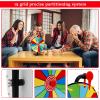 11.8inch Prize Wheel Tabletop 15/10 Slots Color Roulette Spinner DIY Interactive Spin Wheel with Eraser and Pen Erasable Tabletop Roulette Spinner for Home Trade Show Party (15 Slots A) view 2