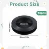Bruislard 10 Pcs Piggy Bank Plug Saving Box Stopper Replacement Bulk Rubber for Money Saving Box(1.5'' Outer Diameter, Black) view 2