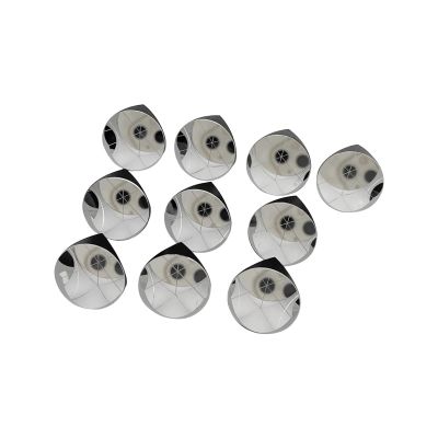 10 Pieces 1inch Corner Cube Prism Diameter 25.4mm Trihedral Retroreflector 5 Arc Secs Return Beam Prism