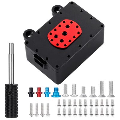 1:10 RC Receiver Box Fuel Cell Upgrades for SCX10 1/10th 1/8th RC Crawler Car Simulated Fuel Tank (Black)