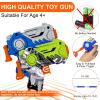 Seenelling 16 Set Tactical Party Supplies Gun Themed Party Favors Kit Included Toy Guns, Wrist Belt Band, Foam Bullets, Safety Glasses, Face Mask Birthday Gift (Blue,Green) view 2
