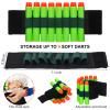 Seenelling 16 Set Tactical Party Supplies Gun Themed Party Favors Kit Included Toy Guns, Wrist Belt Band, Foam Bullets, Safety Glasses, Face Mask Birthday Gift (Blue,Green) view 4
