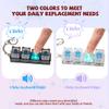 2Pcs Keyboard Fidget Toy for Adults with LED Lights, Cute Bear Clicky Keyboard Clicker Fidget Keychain, Fidget Clicker Sensory Toys for Adult to Anxiety Stress Relief view 3