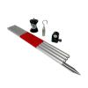 360 Degree Mini Prism Silvering for Total Station Replace GRZ101 Prism Survey+4 Poles with Soft Bag+A Bubble+A Hook view 2