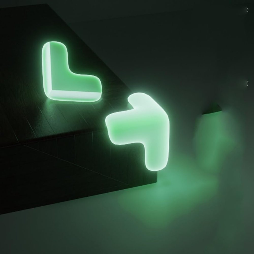 10 PCS Luminous Anti-Collision Corner Protector PVC Child Safety Cushion Corner Baby Guard Rail Anti-Collision Table Corner Buffer