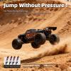 dexinco Remote Control Car, 1/16 RC Car, 40 KM/H High Speed Remote Control Truck, 4X4 All Terrain Off-Road RC Truck, IPX4 Waterproof Monstertruck, 2.4GHz RC Buggy, 2 Batteries view 4