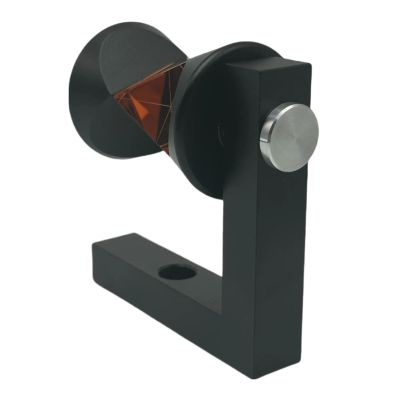360 Degree Mini Prism L Type Mini Prism for Total Station Replace GRZ101 ATR 350M L Bar Prism GRZ101 Optical Reflector(Silver Coated)