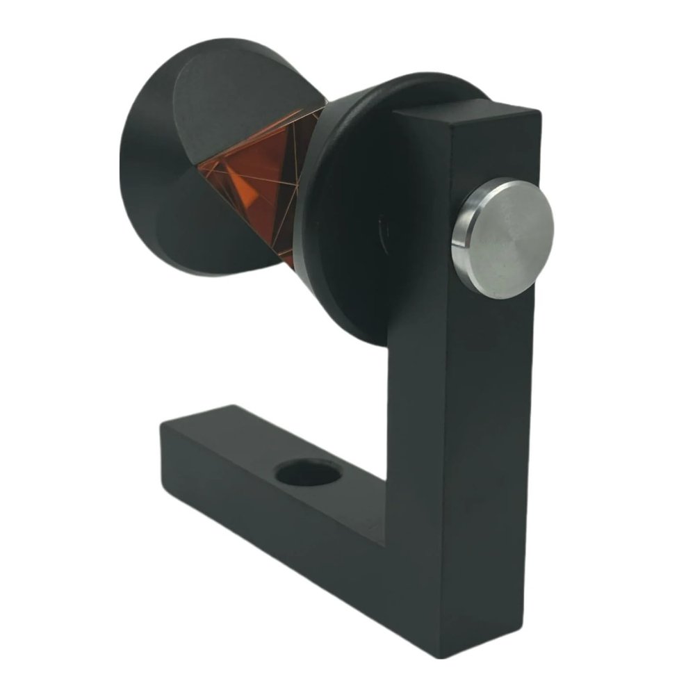 360 Degree Mini Prism L Type Mini Prism for Total Station Replace GRZ101 ATR 350M L Bar Prism GRZ101 Optical Reflector(Silver Coated)