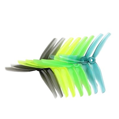 4pair Tri-Propeller Compatible With 22-23 Series Brushless Motor F5 5. 1x3. 5x3 F6 6x4x3 For RC FPV Drone Parts(4pairs F5 gray)