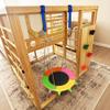 YuAnWe 28 Inch Saucer Swing for Indoor Jungly Gym, Tree Swing for Indoor Climber, Suitable for Climbing Dome,Tree Branch, Outdoor Platfrom Swing for Kids (Saucer Only) view 2