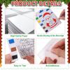 Funrous 168 Pcs Christmas Party Favors Bulk Watercolor Coloring Books Mini Christmas Coloring Pages Sheets with Plastic Bags Brushes Classroom Gifts Prizes Crafts Goodie Bag Stuffers Fillers view 3