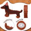 Seenelling Dachshund Dog Piata 3D Puppy Birthday Decoration with a Blindfold and Bat for Kids Girls Boys Gift Holiday Piata Party Baby Shower Supplies view 2