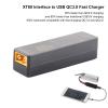 Cufaee PD3.0 USB Fast Charger, Plastic and Electronic Components XT60 Interface, Fast Charger Overload Short Circuit Protection view 2