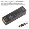 Cufaee PD3.0 USB Fast Charger, Plastic and Electronic Components XT60 Interface, Fast Charger Overload Short Circuit Protection view 4