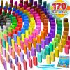 Air Dry Clay 170 Colors, Modeling Clay for Kids, DIY Molding Magic Toy with Tools, Gift for Kids Boys Girls view 2