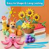 Air Dry Clay 170 Colors, Modeling Clay for Kids, DIY Molding Magic Toy with Tools, Gift for Kids Boys Girls view 4