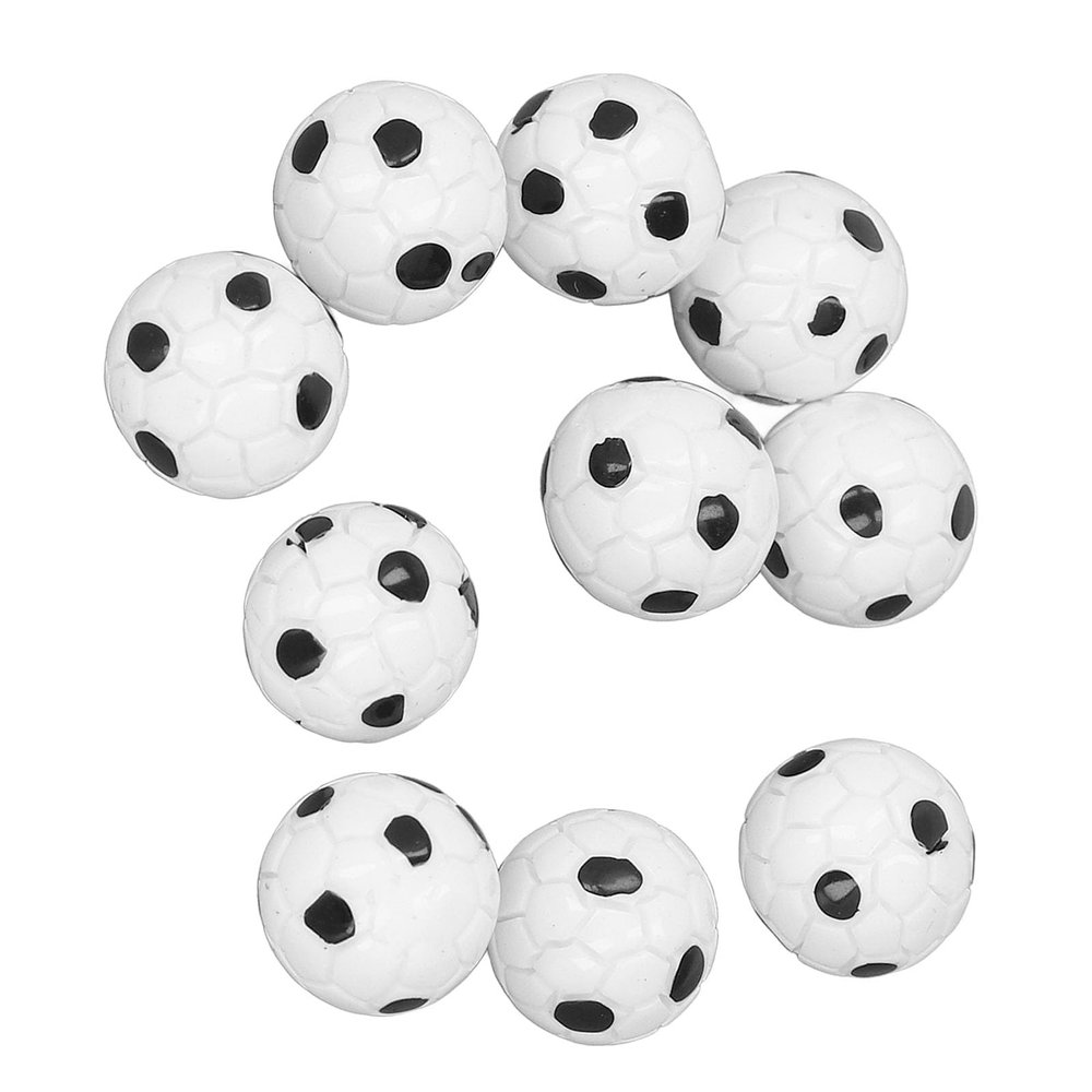 1:12 Dollhouse Sports Football Simulation Decor Accessories Miniature Soccer Balls 10pcs