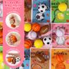 30 Pack Kids Valentines Day Cards with Sport Stress Ball Keychain Valentines Day Gifts for Kids School Valentines for Kid Classroom Gift Exchange Classroom Prizes Valentine Party Favors for Boys Girl view 4