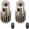 15T Motor Gear EA1040 for JLB Cheetah 1/10 RC Car Parts Replacement-2 Pack view 1