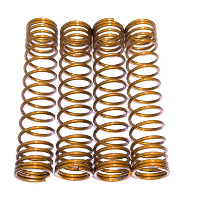 KEBEILEE CNC Upgrade Racing Stronger Shock Springs Wire Dia 3.2mm for Traxxas X-MAXX 1/5 8S, 4pcs (Gold)