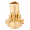 Dam Skerisi Brass Rear Axle Portal Housing Cover Set, RC Car Upgrade Parts, Heavy Brass Outer Portal Drive Housing Set for Gen8 II 110/, Accuracy Simulation with Gear Cover view 2