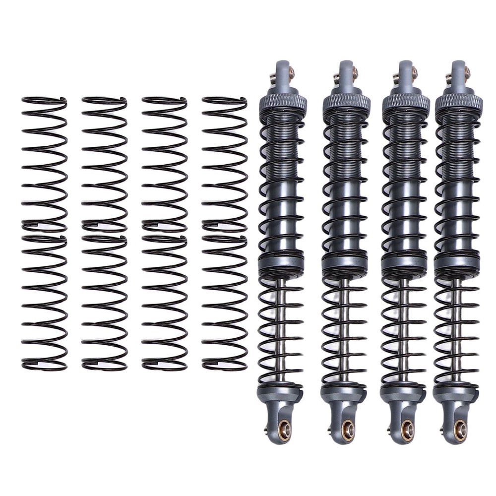 110mm RC Shock Absorber Damper Spring Shocks Upgrade Parts for 1/10 RC Crawler Car (Ti Color)