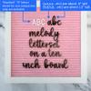 Black Cursive Letter Set for Felt Letterboards, 150+ Lowercase Script Letters, Pre-Cut, Board NOT Included view 3