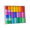 blloocod Rainbow Building Blocks Stacking Game Acrylic Cubes Educational Toy for Kids Ages 3-6 Hand Eye Coordination Preschool Learning view 1
