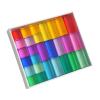 blloocod Rainbow Building Blocks Stacking Game Acrylic Cubes Educational Toy for Kids Ages 3-6 Hand Eye Coordination Preschool Learning view 3