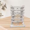 17 Pieces Model Display Stand Action Figure Display Stand Interlocking Display Base Transforming Robot Display Base PP Material Suitable for Collectib, White, 16.5x11.5x21.5cm view 4