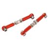 Acouto : Aluminum Link Rod RC Car 2PCS RC Link Rod Servo Pull Linkage Arm Aluminium Alloy 14210 14209 16208 16209 1/14 Linkages (Red) view 4