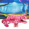 2pcs 3D Printed Tiger, Articulated Animal Creature Tiger Toys, Mother & Child Fidget Animal Pet for Home Office Executive Desk Decor, 3D Printed in USA AT001-MC-PINK view 4