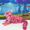 3D Printed Tiger, Posable Animal Creature Pink Tiger Toy,12 Inches Articulated Fidget Animal for Home Office Executive Desk Decoration AT001-PINK-LARGE view 3