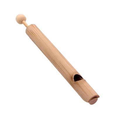 Bamboo Bird Whistle for Sound Healing & Meditation Natural Wooden Bird Call Instrument for Relaxation, Energy Balancing & Mindfulness, Small Handcrafted Orff Music Whistle (Single Whistle)
