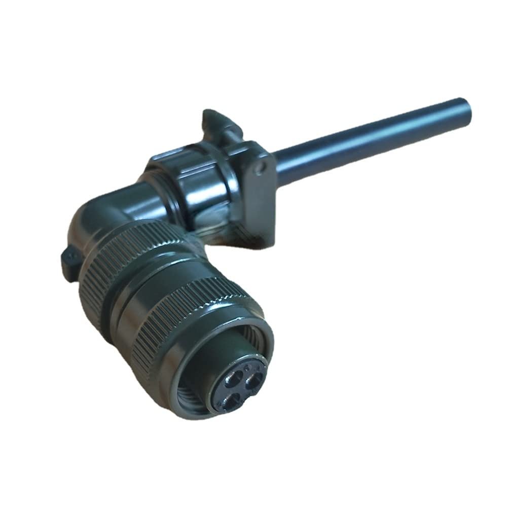JSCCMEEQ 1PCS servo Motor Encoder Plug 10 core Holding Brake Connector 4 core(3-Hole seat)