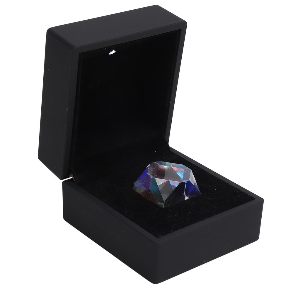 Acouto RGB Prism Color Prism 20mm K9 Optical Glass Polyhedron RGB Dispersion Physics Teaching Decor Photography Props Optical Glass - Toys & GamesNovelty & Gag ToysPrisms
