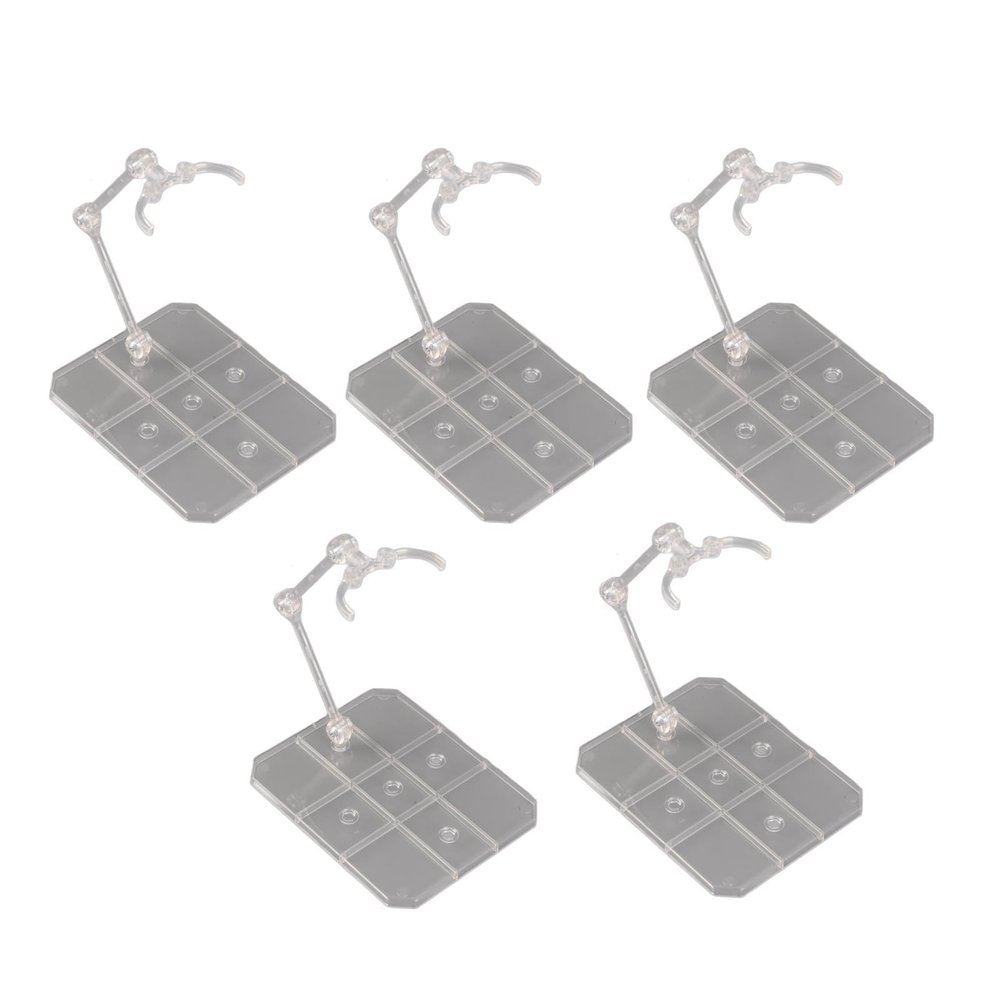 Acouto : Figure Holder 5 Packs Figure Stand Doll Model Support Multi Functional Holder Transparent Display Stand Toys & GamesCollectible ToysCollectible Display &