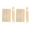 2 Sets Weaving Kit, Poplar Wood DIY Weaving with Weaving Stick, Educational Craft Kit for and Beginners, to Assemble and Use for Tapestries and Scarves view 3