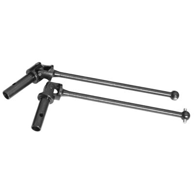2 Pieces 1/7 RC Car Drive Shaft Set Universal Joint Driveshaft Replacement Steel Construction 5.63inch DIY Accessory Upgrade