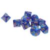 10pcs D10 Polyhedral Dice 10 Sided Double-Color Blue Purple for Dungeons and Dragons DND MTG RPG Tabletop Games view 4