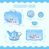Fairy Toona Princess Tea Party Set for Little Girls Ages 3-6, 15-Piece Pretend Play Kitchen Toys with Teapot, Cups, Plates & Storage Case, Princess Gift Set view 3